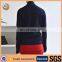 Women 2015 intarsia knit cashmere sweater coat