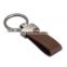 New Fashion Brown Leather Strap metal keychain
