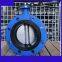 D41XP-10Q DIN3202 lever ductile iron flange butterfly valve with 304 disc blue color