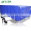 520gsm 1000D blue Waterproof pvc cargo  trailer cover