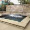 Water Feature Artificial Stainless Steel Swimming Pool Waterfall Cascade