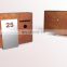 Rusted look waterproof corten steel letter boxes for sale