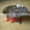 Mini Outdoor Foldable Hiking Gas Burner Round Plate Camping Stove
