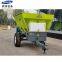 Small scale farm tractor drive granular fertilizer drop spreader truck