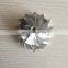 TD04HL 44.00/62.00mm 7+7 Blades High Performance Turbocharger Billet/milling/aluminum 2618 Compressor Wheel