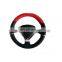 Red Universal Type PVC Car Steering Wheel