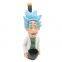 125mm Length wooden resin Short tobacco pipe with Rick and Morty figure shape for smoking