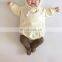 Korean children's clothing for fall/winter 2020 hot models for men and women, cute bear terry sweater, baby jumpsuit