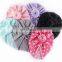 Original Donut baby turban headwrap 0-3Years 20 colours newborns cotton turban hats 100% Cotton Stretchy Beanie Hat Headwear