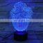 3D Lamp The Vase Battery Powered Color Changing With Touch Sensor Visual Light Effect Led Night Lamp
