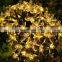 Cherry Blossom Flower Garland solar LED String Fairy Lights Flowers For Indoor Wedding Christmas Decors