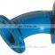 Double Flanged Ductile Iron Waterworks Pipelines Flange Pipe Fittings 45deg Equal Elbow Bend