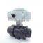 Factory direct sale irrigation plastic 2 way ball valve 12v pvc 3 way motorized valve 2