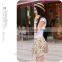 OEM hot sale new arrival fashion flower printed women chiffon micro mini skirts