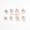 ASIANAIL Newest Wholesale Supplier Diy Flower Shape Rhinestone For Nails