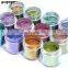Cosmeticos nail art designs dip powder coating extension mirror effect nail powder for UV gel