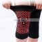 china manufacturer new design high elastic heated knee brace magnetic medical for knee pain relief