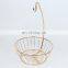 Steel Fruits Organiser Stand Rack Kitchen Iron Wire Banana Hanger Hanging Fruit Mesh Metal Basket