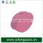Customized decorative pink velvet large cardboard round gift box