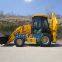 Brand New Backhoe Loader Mini Tractor With Front End Loader And Backhoe