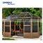 Exterior high quality China powder coated outdoor greenhouse solarium with aluminum frame