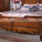 Cheaper price Royal Princess Solid wood classic sofa bed hand carved double beds