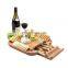 Bamboo Cutting Board for Cheese & Charcuterie with Knife Set & Cheese Markers Cheese Platter with Drawer