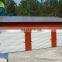 Prefab expandable green color steel structure car garage
