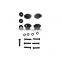 Steel Rear Seat Recline Kit with Bolts and Washers Seat Adjuster for 4 Doors Jeep Wrangler JK 2007+