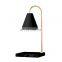 Rechargeable Cordless LED Table Lamp Portable Black Marble Restaurants Desk Table Light