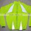 Long sleeve reflective jogging running jacket yellow