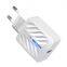 New product 3A quick charging mobile phone wall charger adapter QC 3.0 EU/US plug charger For iPhone for HUAWEI