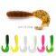 JOHNCOO Soft Worm Fishing Lure Soft Bait Lures Trout Bass Salmon Freshwater Saltwater Fishing Bait