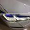 Upgrade to the latest full led Blue eyebrow headlamp headlight front light lamp for BMW 5 series G30 G38  head light 2018-2020