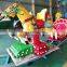 China suppliers fairground amusement park playground equipment small horses train rides for sale