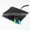 Black Wool Felt Roll Pencil Case Unique Pencil Case Pencil Roll
