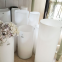 Wholesale White and Black Colored Glass Cylinder Flower Vase for Home Party Wedding Event Holiday Decoration