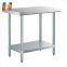 Commercial Stainless Steel Work Table for Restaurants and Catering
