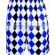 Custom Made blue and black argyle Boy's Lacrosse Shorts