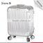 High quality detachable wheel aluminum makeup beautiful trolley case with lighted