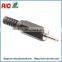 Connector 2.5mm * 0.7mm Male DC Power Plug With Strain Relief