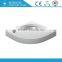 800x800x135mm diamond white acrylic deep shower tray