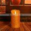 ABCD Lycas patented Ivory pillar flameless 3D moving flame led candle niganha