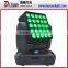 China 25PCSx12W 4 in 1 led panel matrix beam moving head stage light