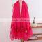 Wholesale New Plain Cotton Muslim Women Fashion Scarf Lace Hijab                        
                                                Quality Choice