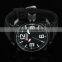 MR015 Brand New Mens man black face rubber band army military sport wrist watch