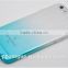 fashion ultra-thin gradual change color protective clear soft tpu case for iphone
