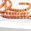 8mm orange synthetic malachite beads,colorful stripe semi precious stone beads