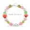 2016 Wholesale kids pearl necklace statement acrylic Bubblegum beads Necklace Chunky necklaces for little girls
