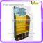 Supermarket Promotion Cardboard Floor Stand Custom Shelf Display
